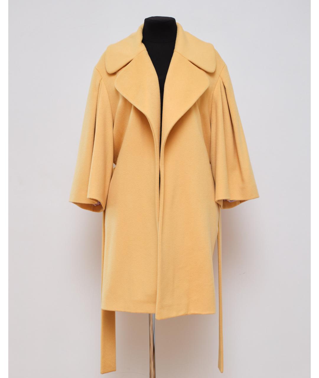 EDEM Желтое кашемировое пальто, фото 5