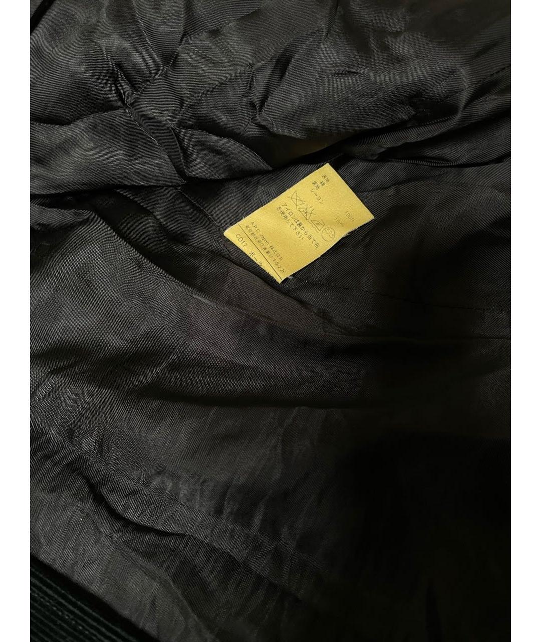 A.P.C. Черная хлопковая куртка, фото 6