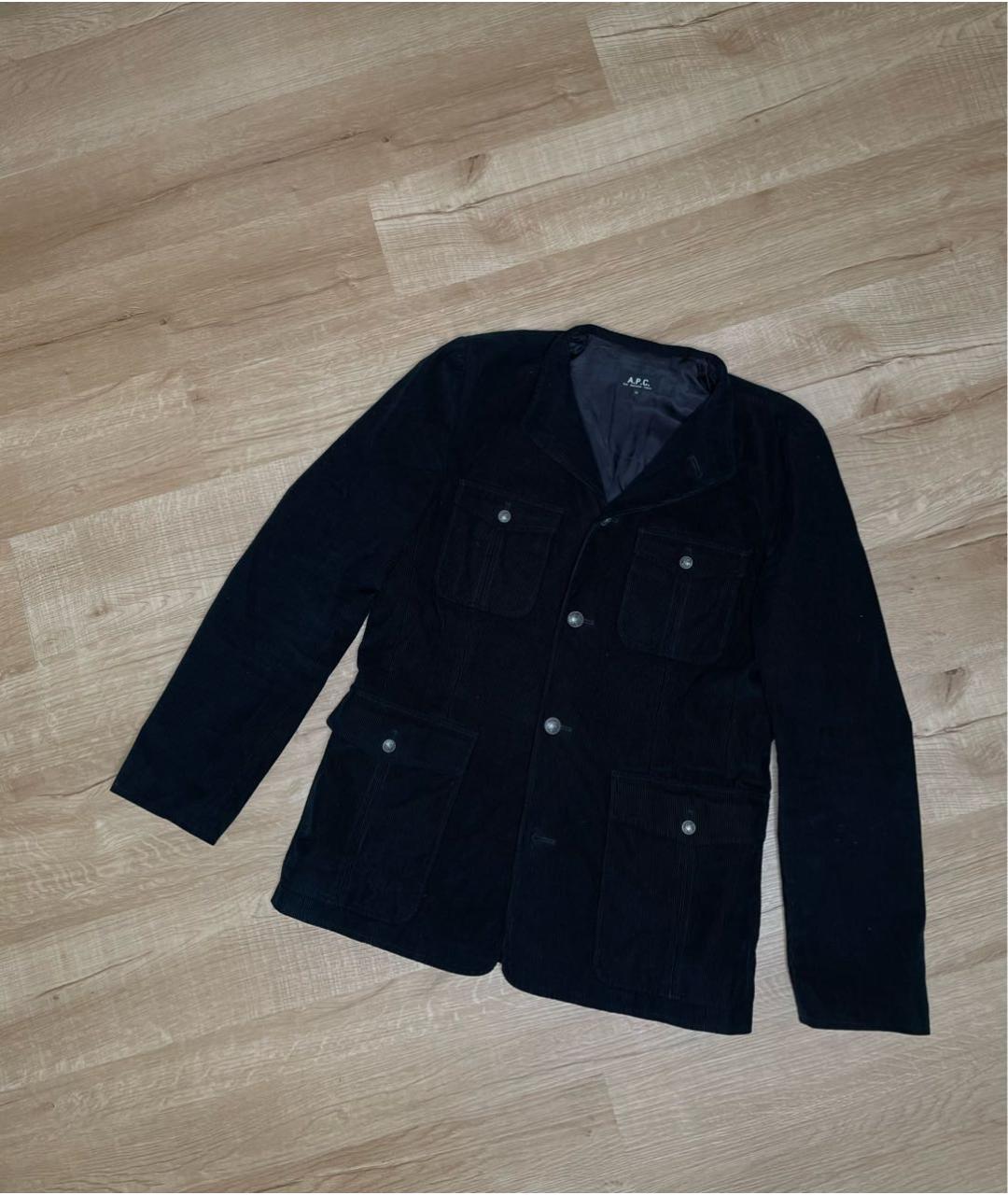 A.P.C. Черная хлопковая куртка, фото 8