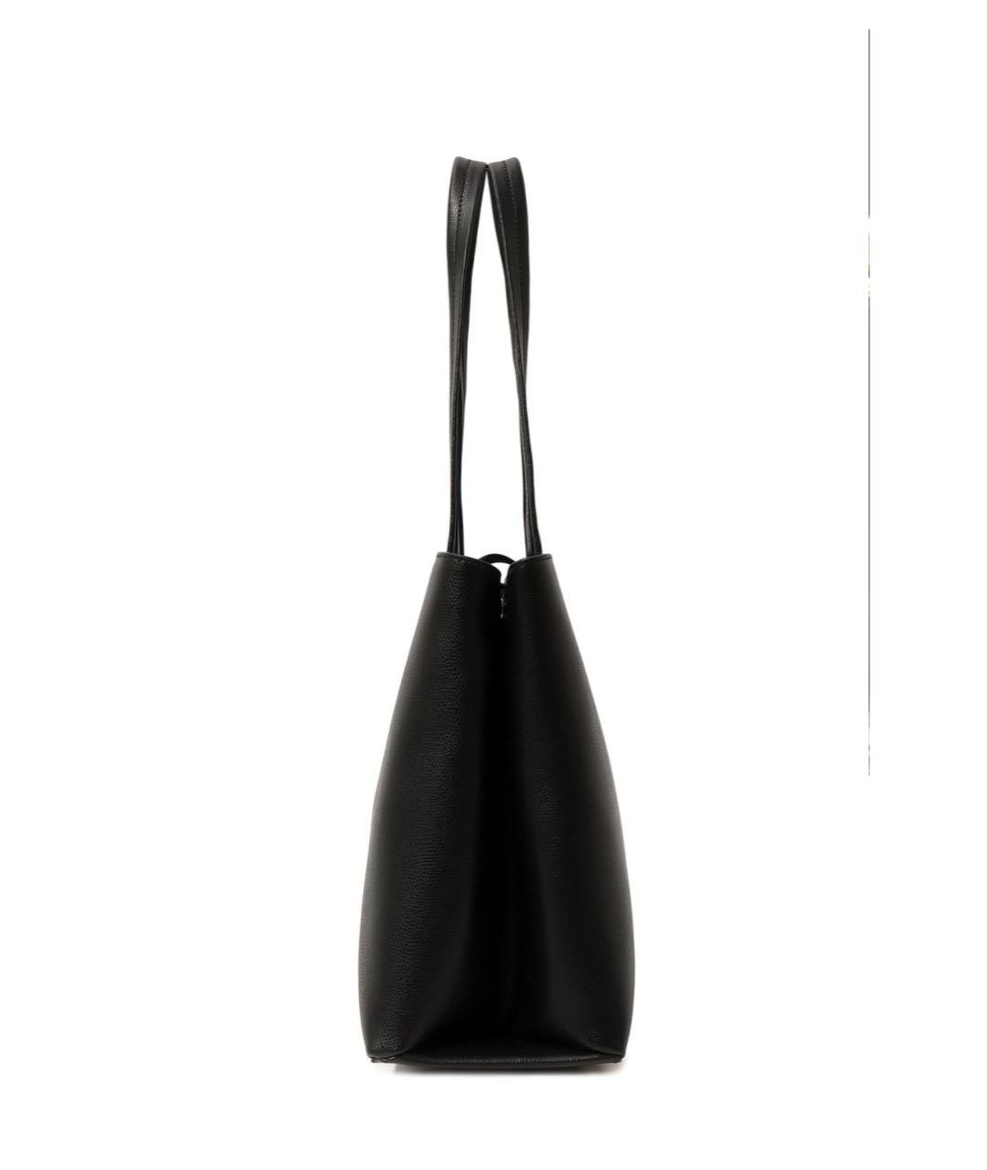 FURLA Черная кожаная сумка тоут, фото 6