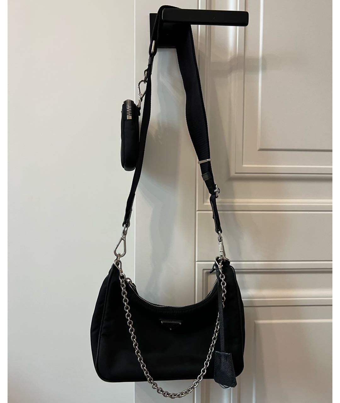 PRADA Черная сумка через плечо, фото 2