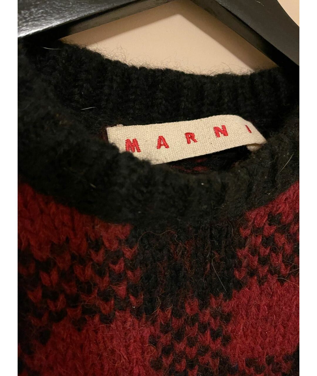 MARNI Черный шерстяной джемпер / свитер, фото 3