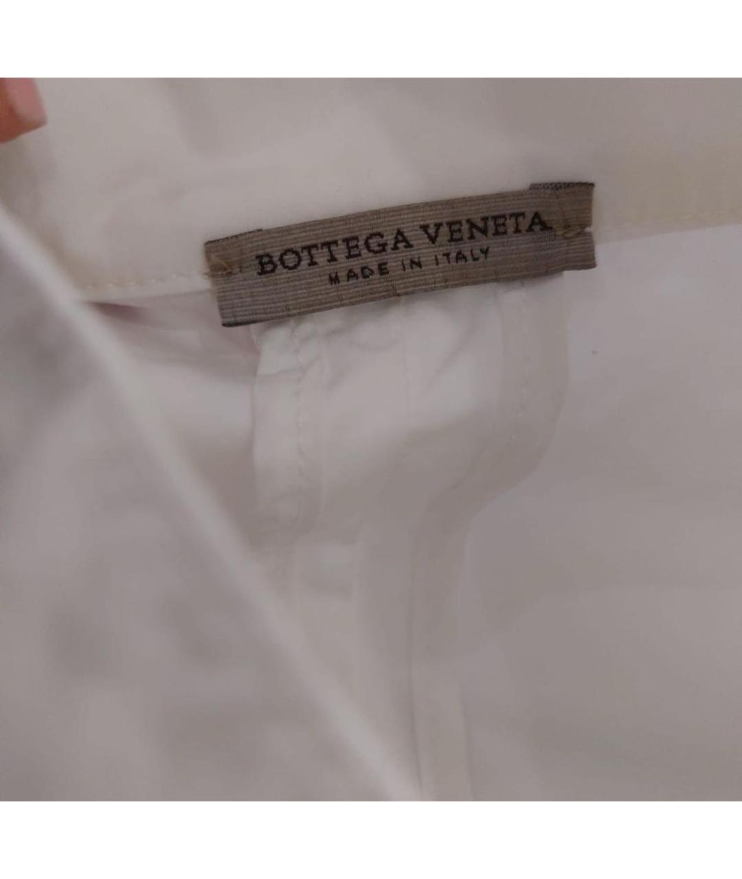 BOTTEGA VENETA Белая хлопковая куртка, фото 3