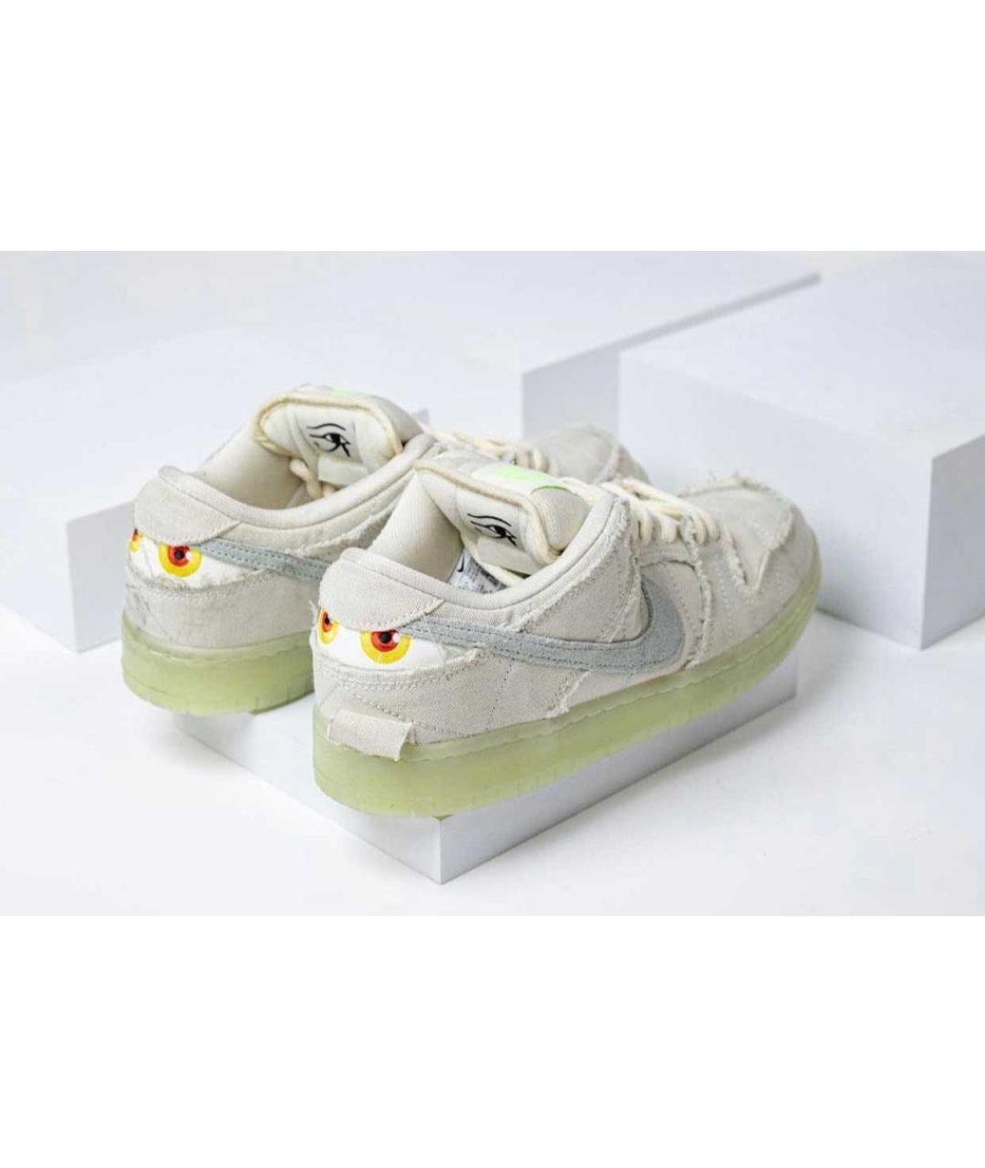 NIKE Белые текстильные кеды, фото 3