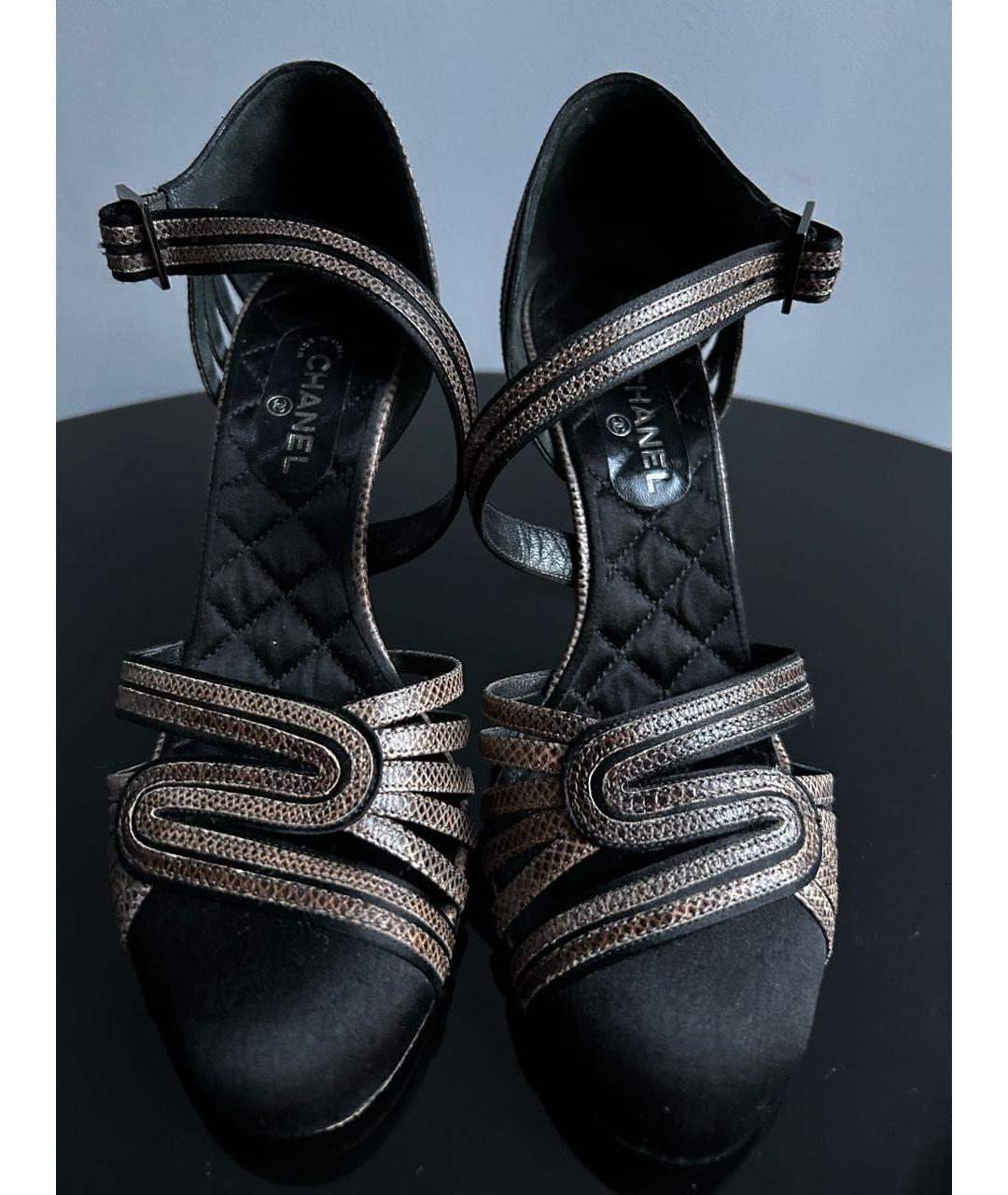 CHANEL Черные туфли, фото 2