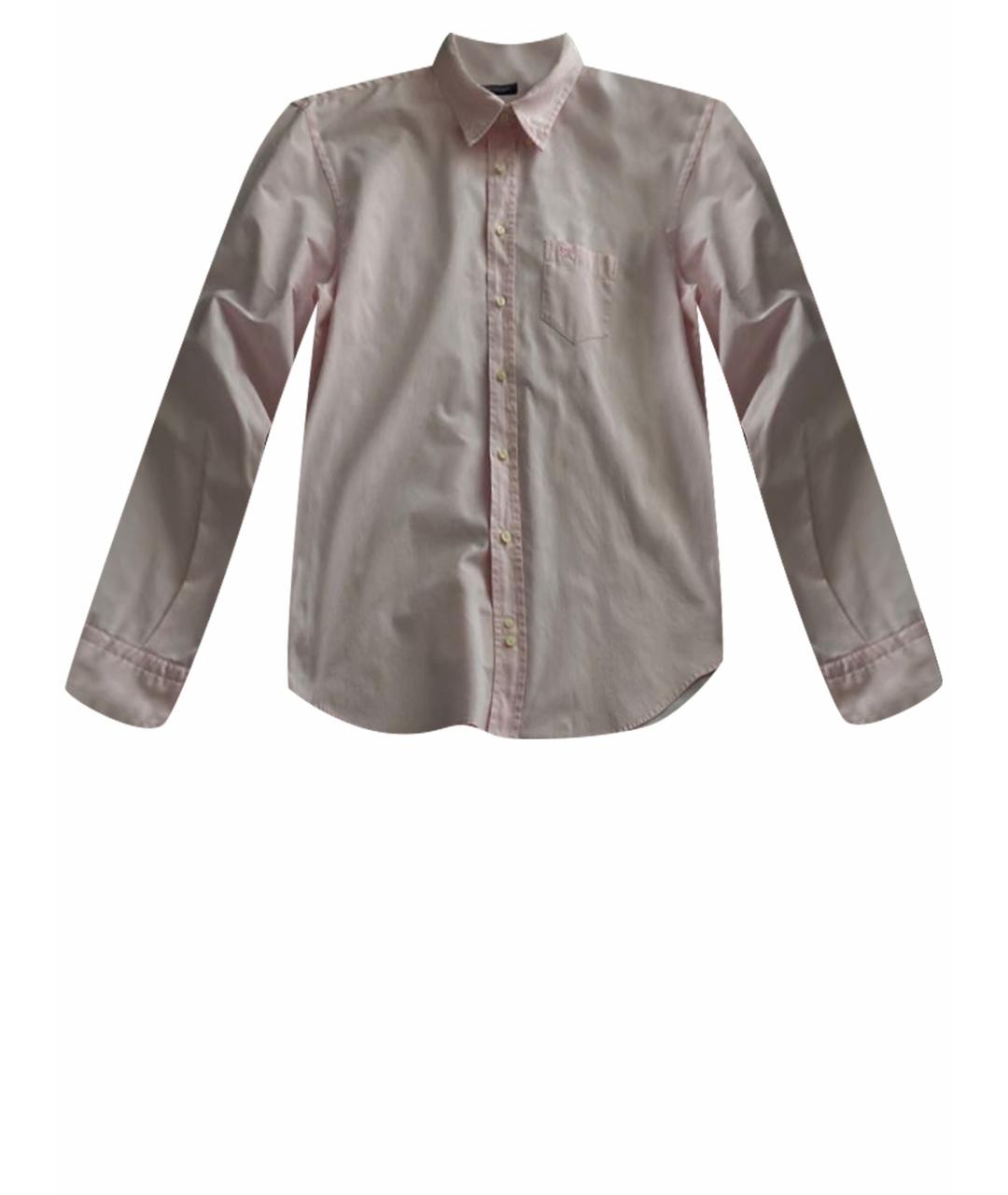 BURBERRY Розовая хлопковая кэжуал рубашка, фото 1