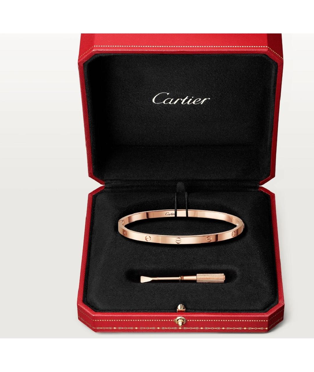 CARTIER Розовый браслет из розового золота, фото 4