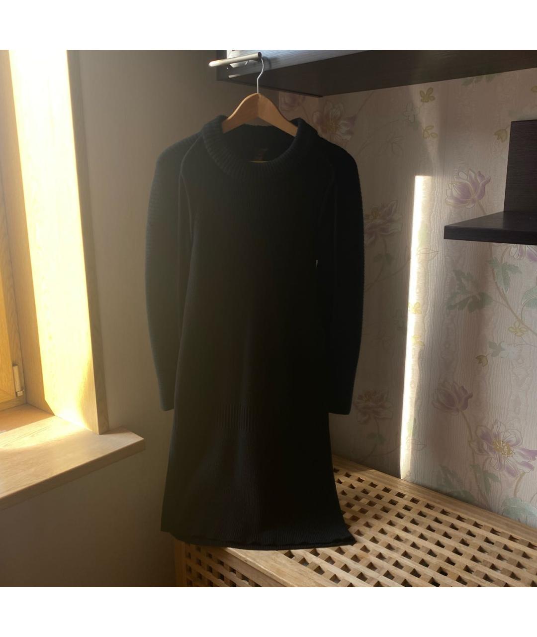 LOUIS VUITTON PRE-OWNED Черное кашемировое платье, фото 6