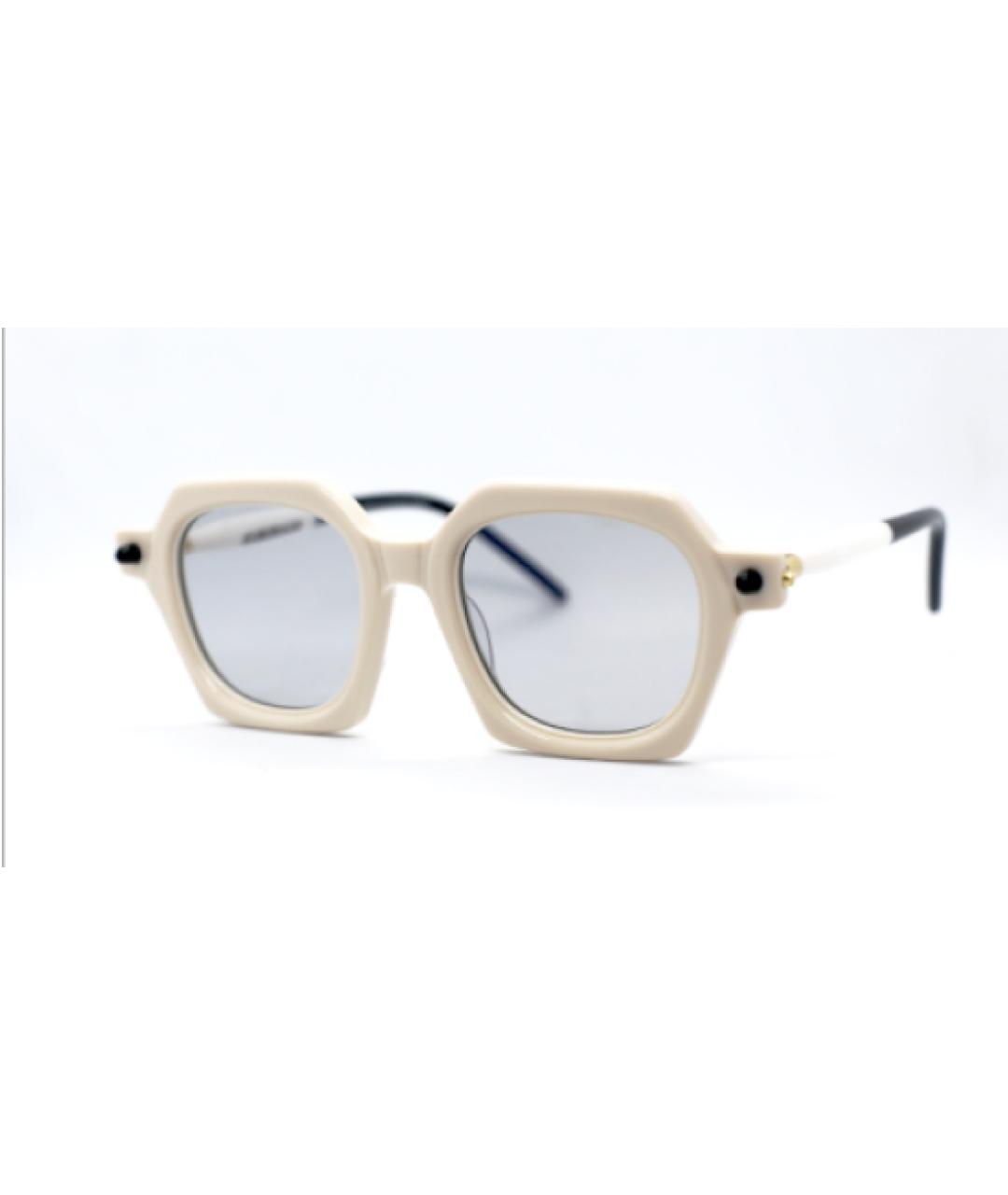 KUBORAUM Белые пластиковые солнцезащитные очки, фото 3