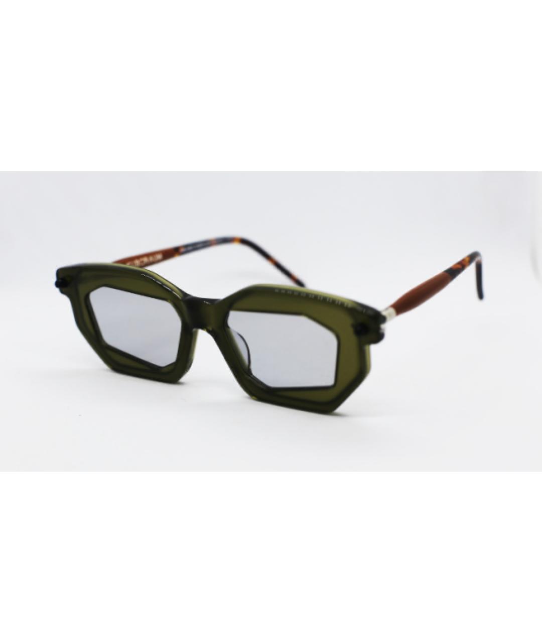 KUBORAUM Зеленые пластиковые солнцезащитные очки, фото 2