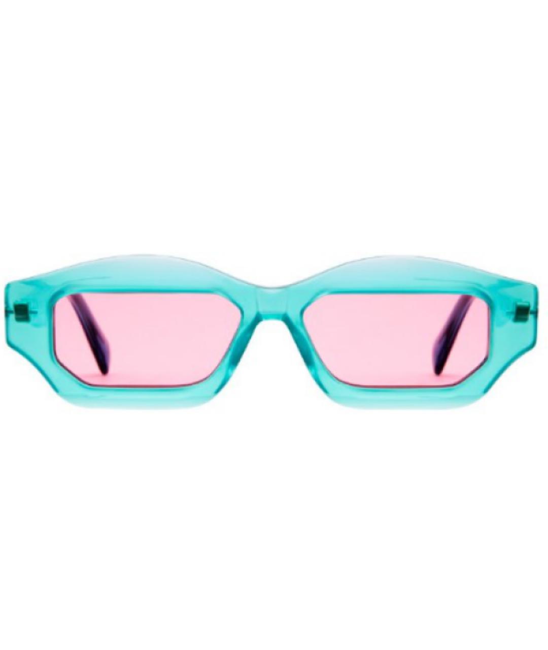 KUBORAUM Голубые пластиковые солнцезащитные очки, фото 2