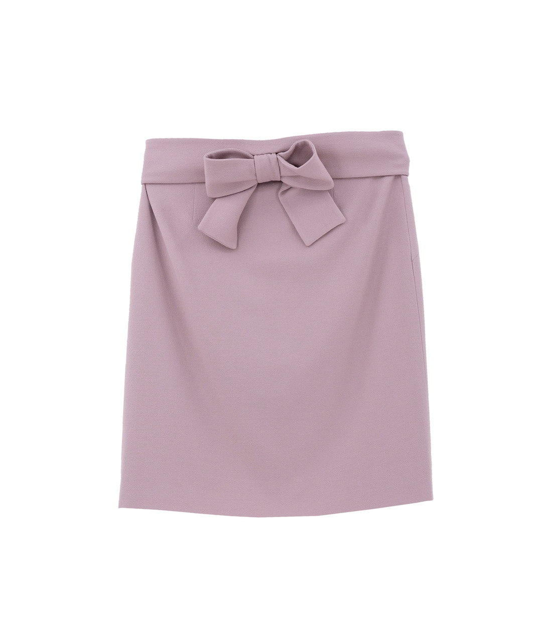 VALENTINO Розовая шерстяная юбка мини, фото 1