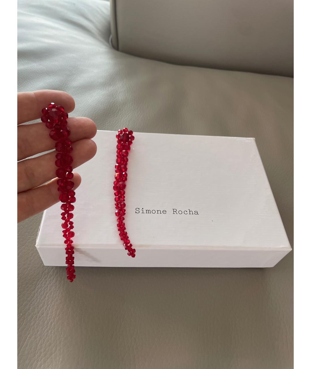 SIMONE ROCHA Красные серьги, фото 2