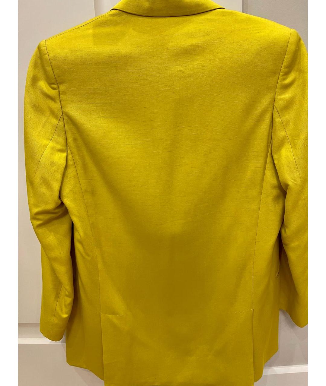 STELLA MCCARTNEY Желтый вискозный жакет/пиджак, фото 2