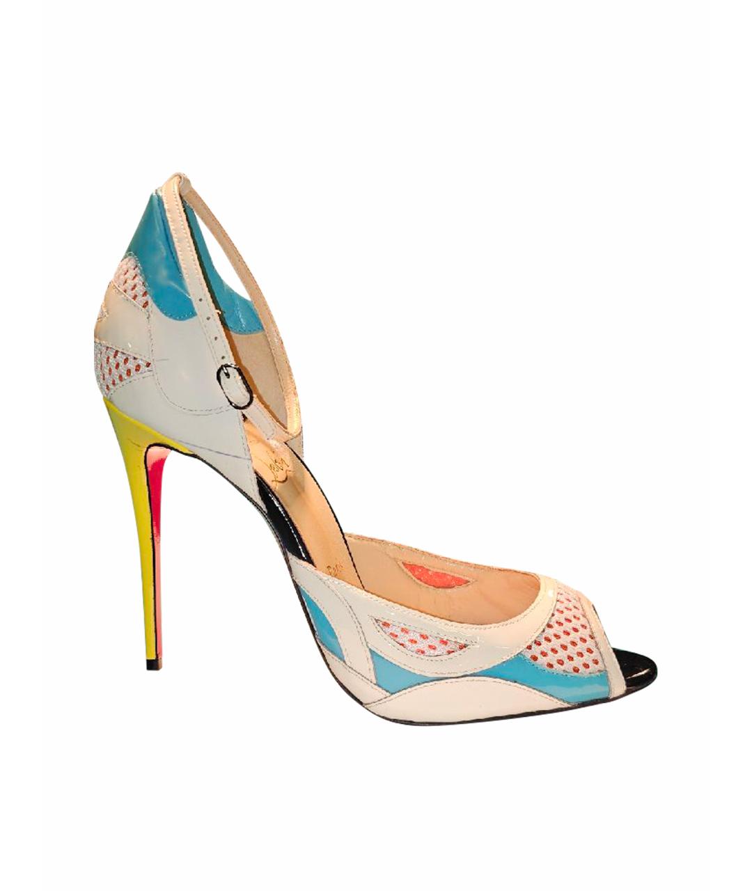 CHRISTIAN LOUBOUTIN Мульти кожаные туфли, фото 1