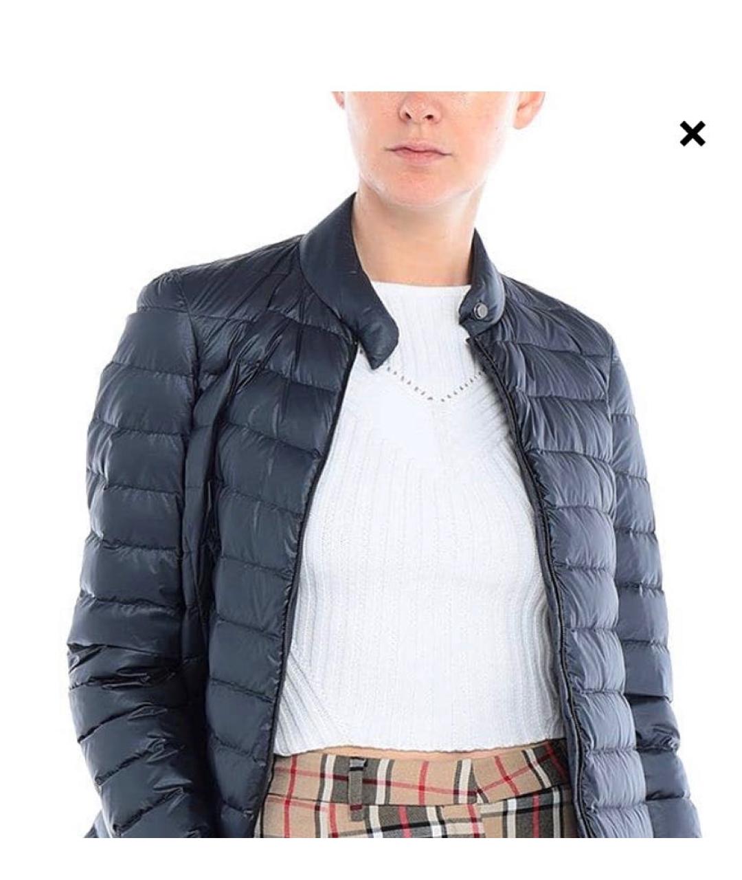 EMPORIO ARMANI Темно-синий пуховик, фото 4