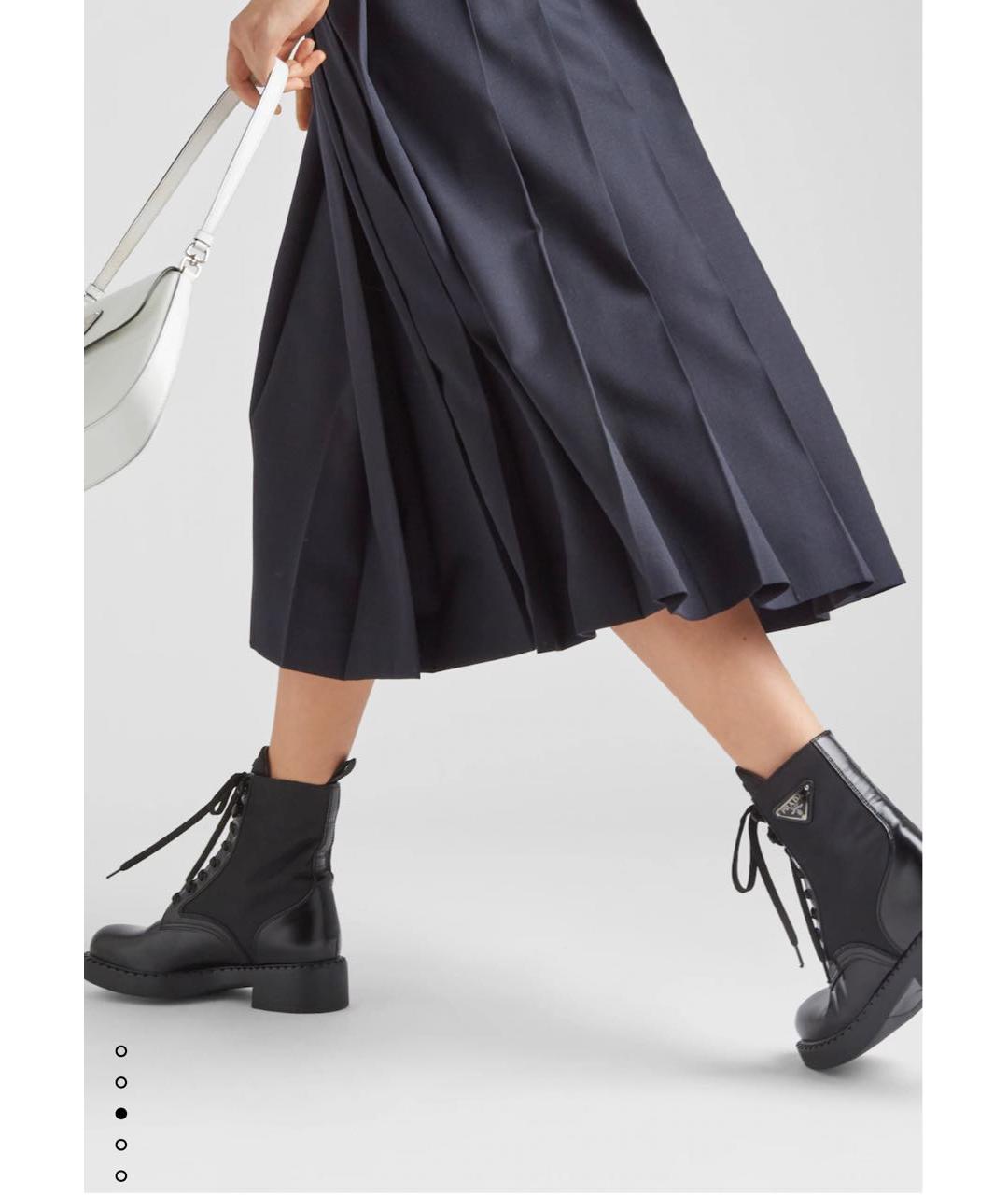 PRADA Черные ботинки, фото 5