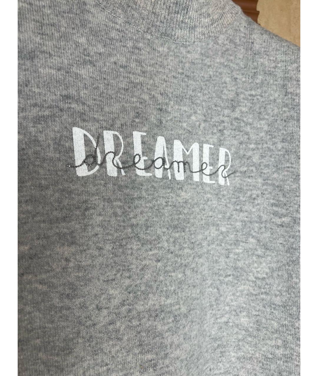 BRUNELLO CUCINELLI Серая кашемировая водолазка, фото 5