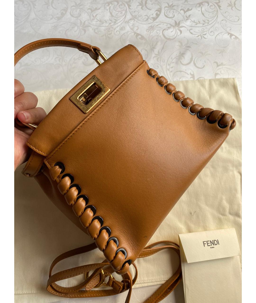 Fendi store peekaboo tan