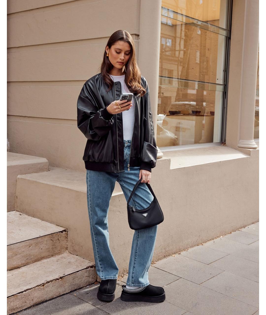 UGG AUSTRALIA Черные ботинки, фото 9