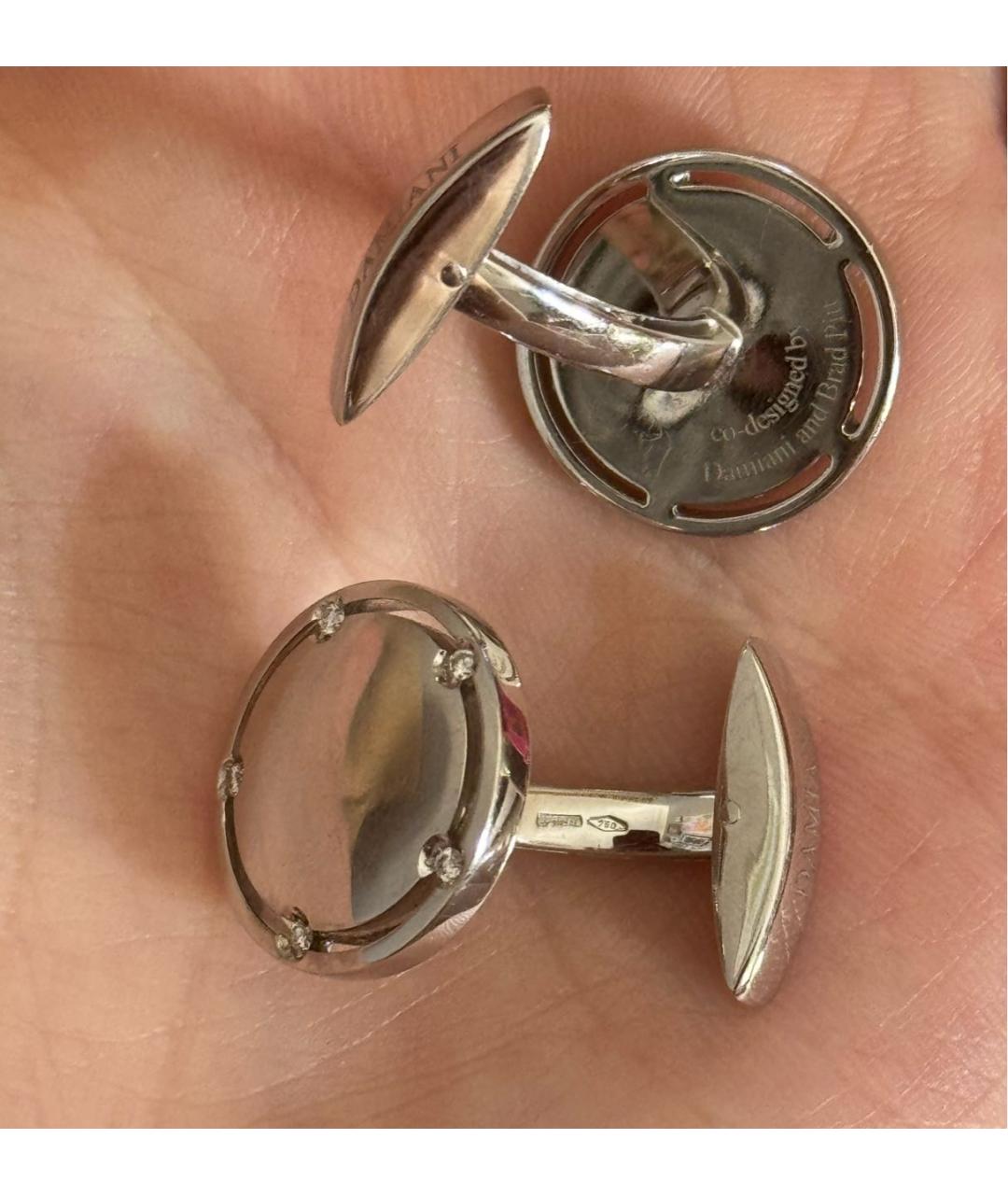 DAMIANI Серебряные запонки из белого золота, фото 8