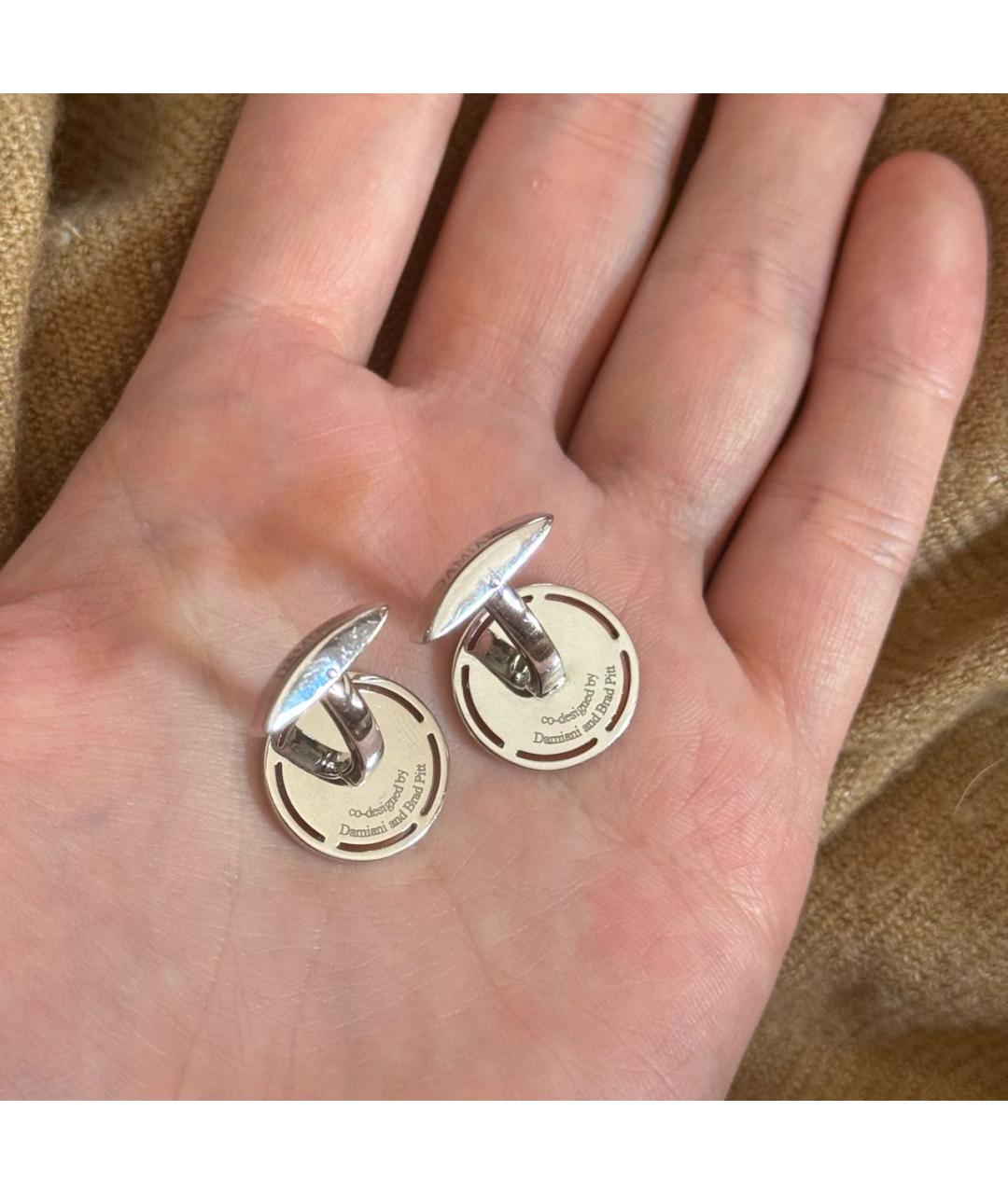 DAMIANI Серебряные запонки из белого золота, фото 7