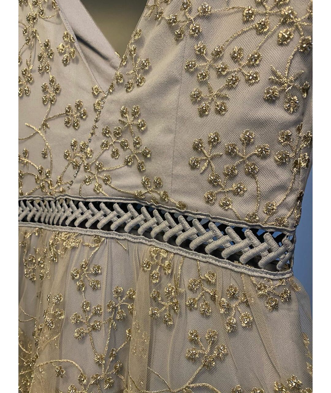 SELF-PORTRAIT Мульти полиамидовое повседневное платье, фото 4