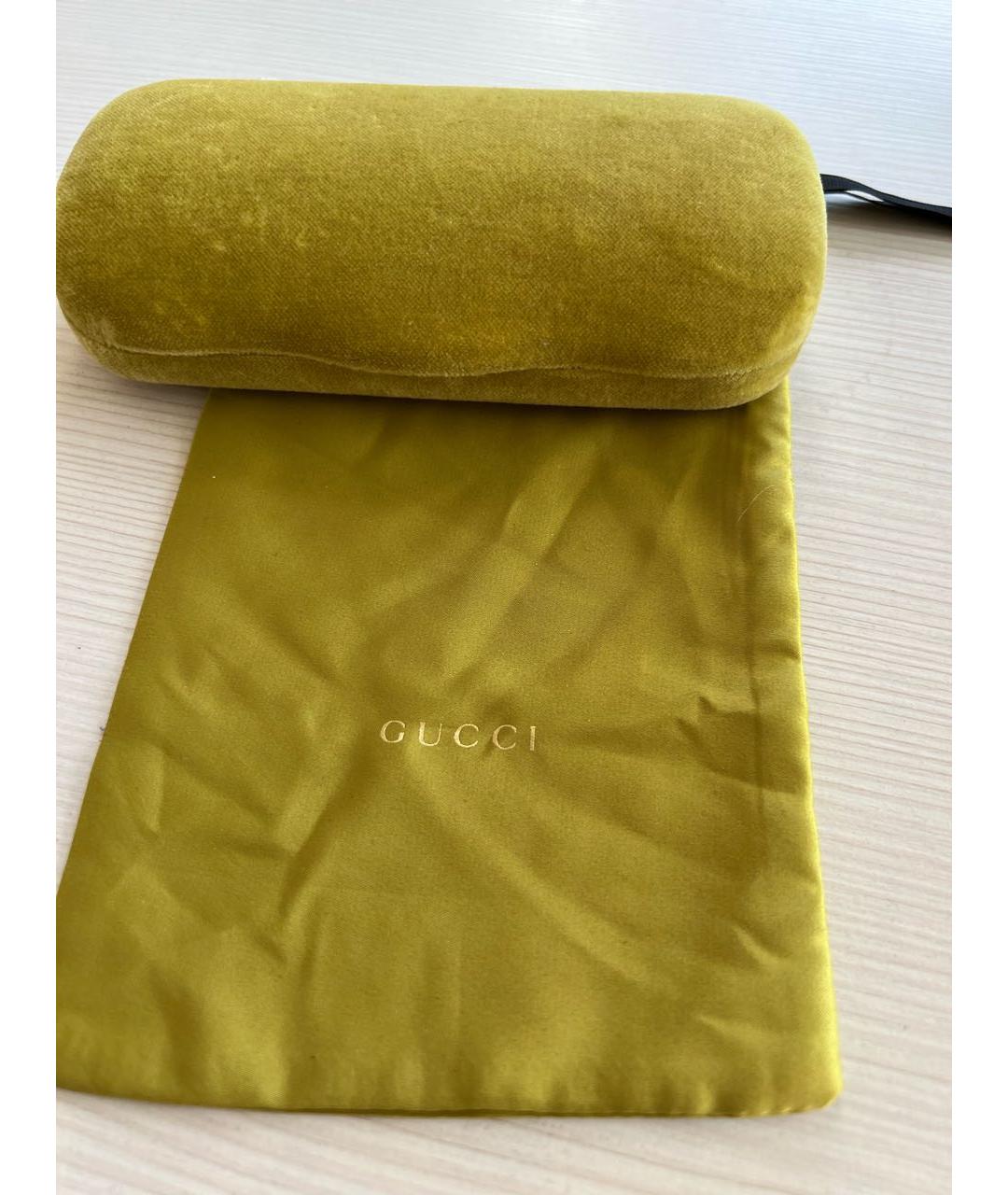 GUCCI Бежевые солнцезащитные очки, фото 5