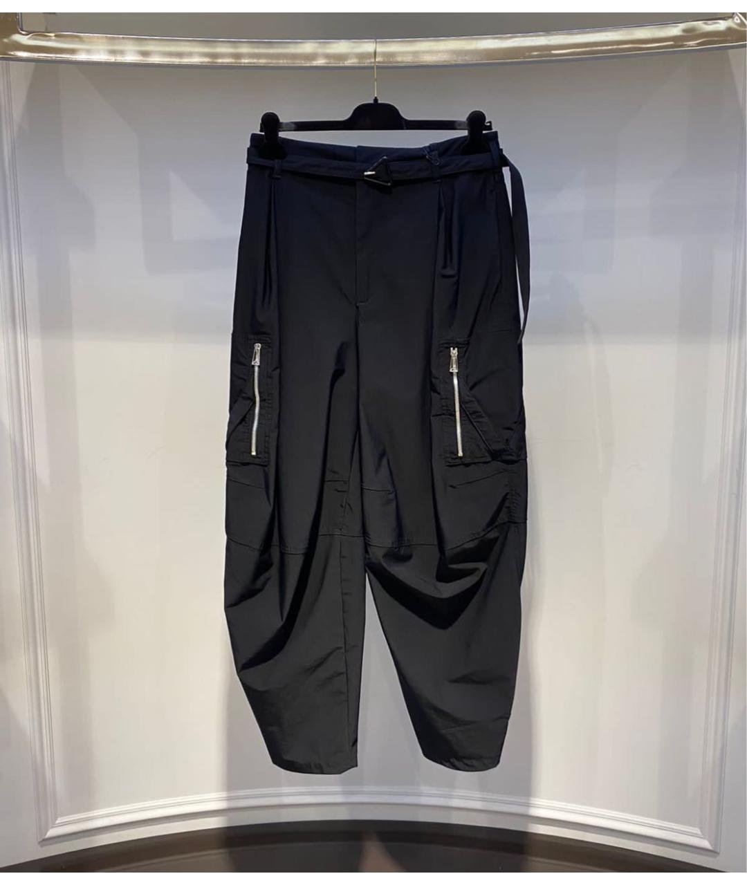 BOTTEGA VENETA Черные прямые брюки, фото 2