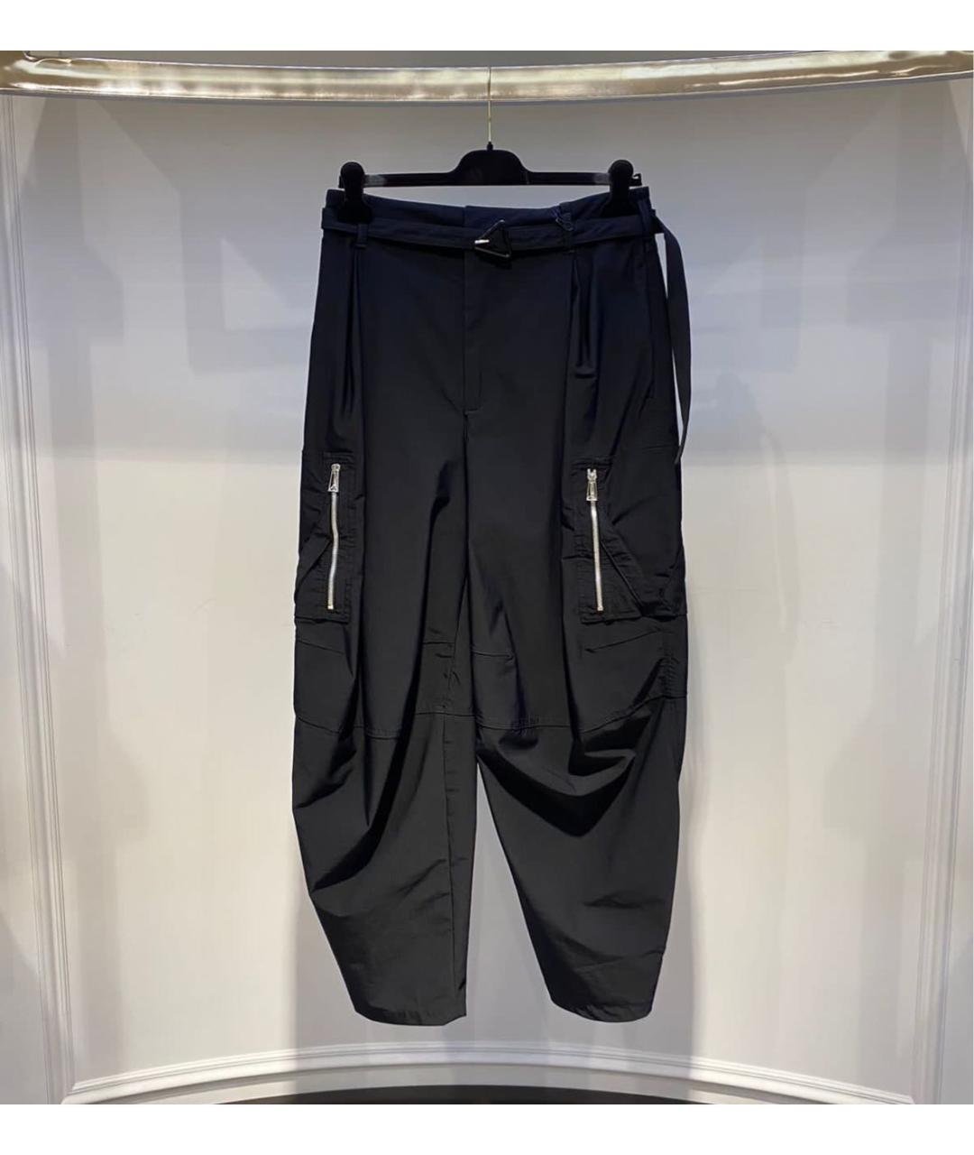 BOTTEGA VENETA Черные прямые брюки, фото 3