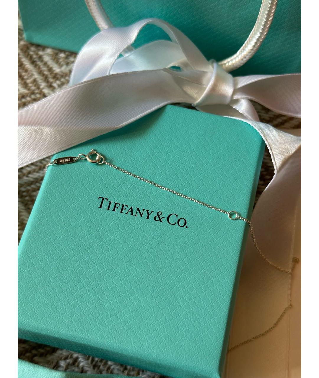 TIFFANY&CO Бордовый серебряный кулон, фото 3