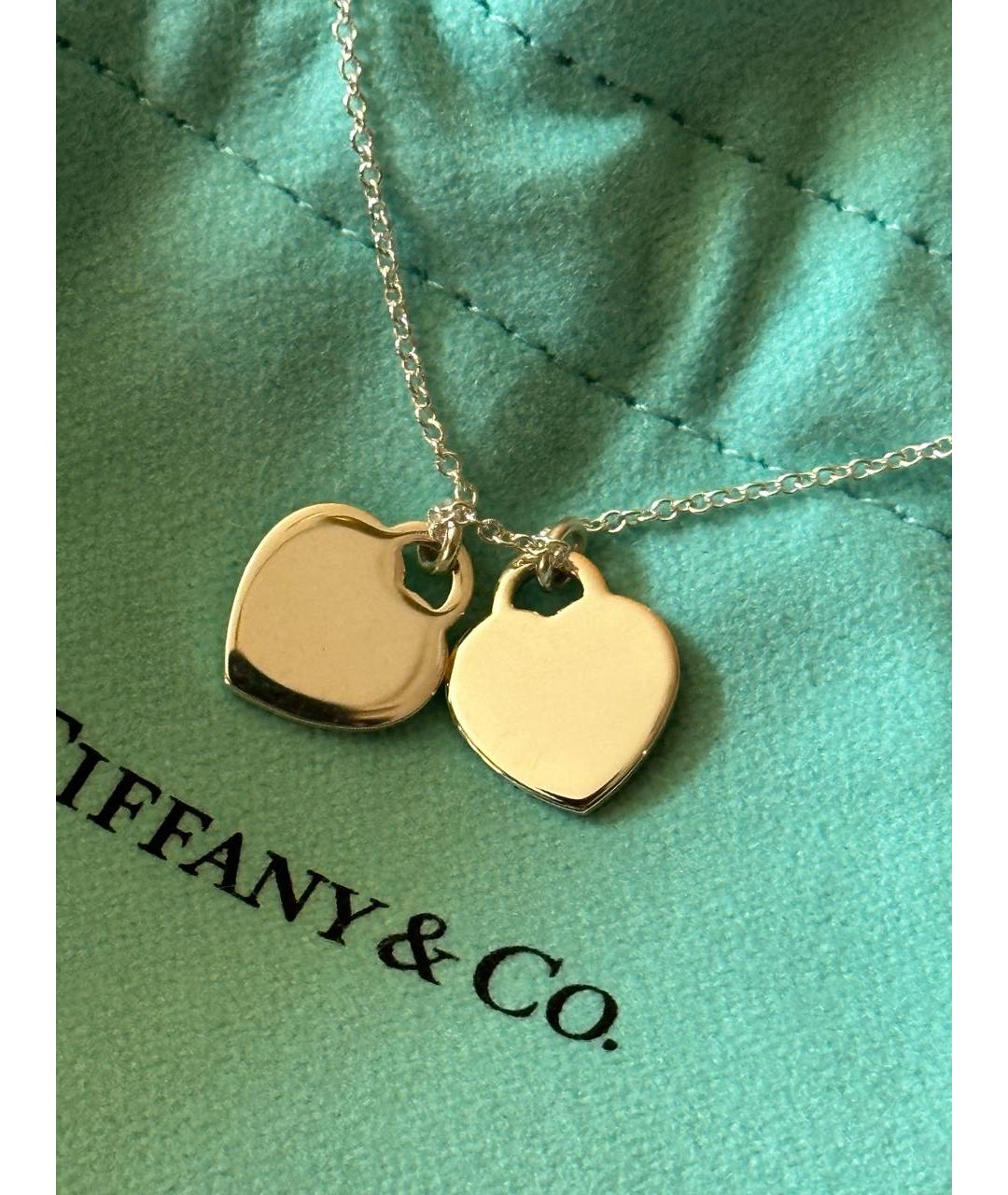 TIFFANY&CO Бордовый серебряный кулон, фото 7