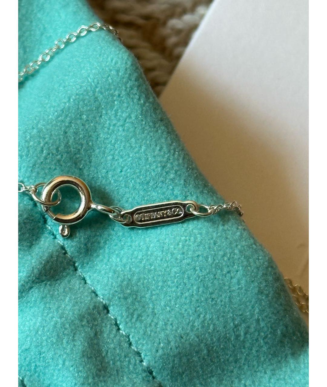 TIFFANY&CO Бордовый серебряный кулон, фото 5