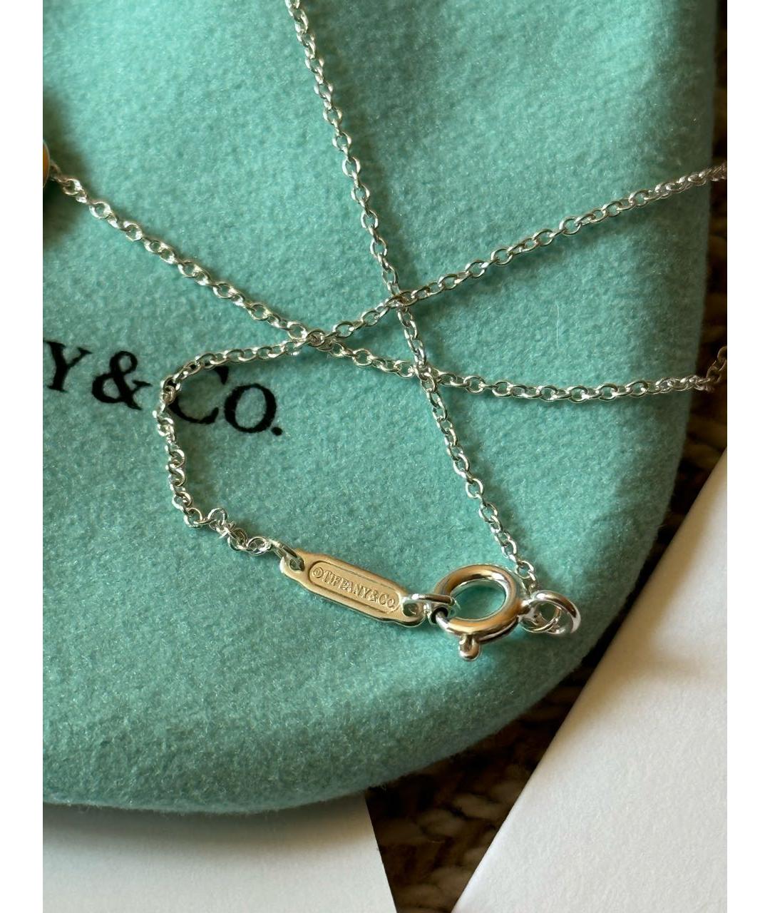 TIFFANY&CO Розовая серебряная цепочка, фото 4