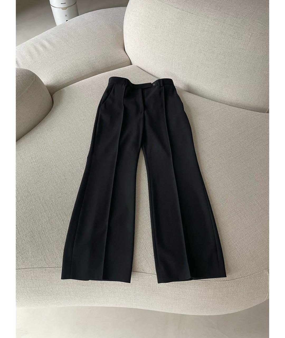 ACNE STUDIOS Черные хлопковые прямые брюки, фото 4