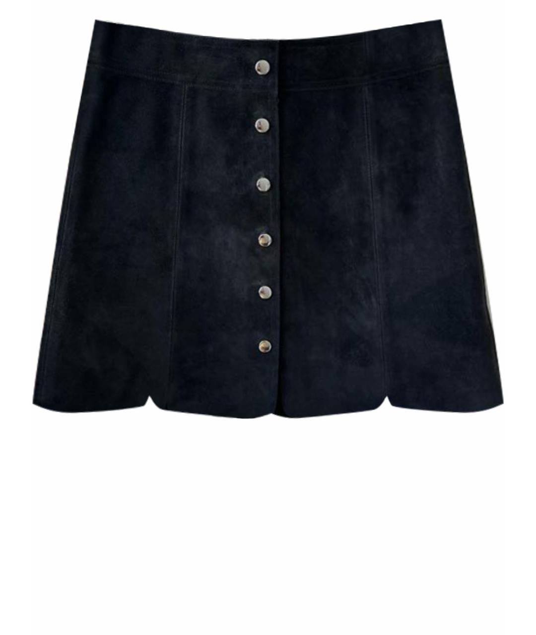 ISABEL MARANT ETOILE Черная замшевая юбка мини, фото 1