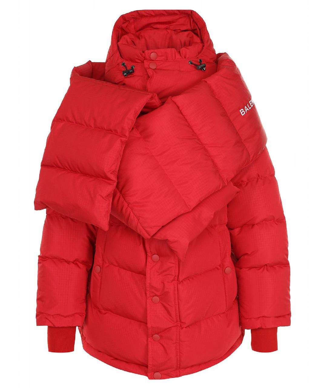 BALENCIAGA Красный пуховик, фото 1