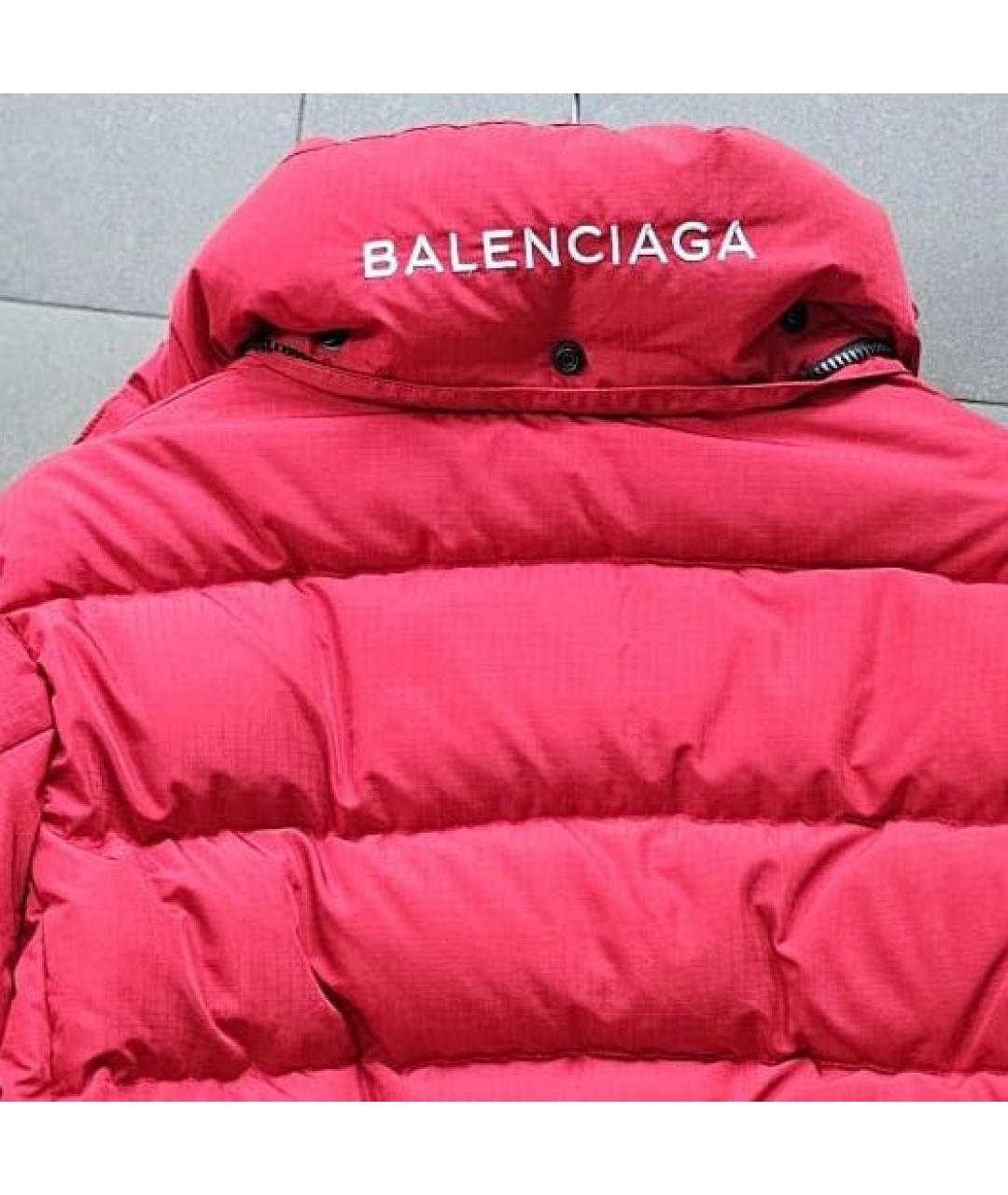 BALENCIAGA Красный пуховик, фото 3
