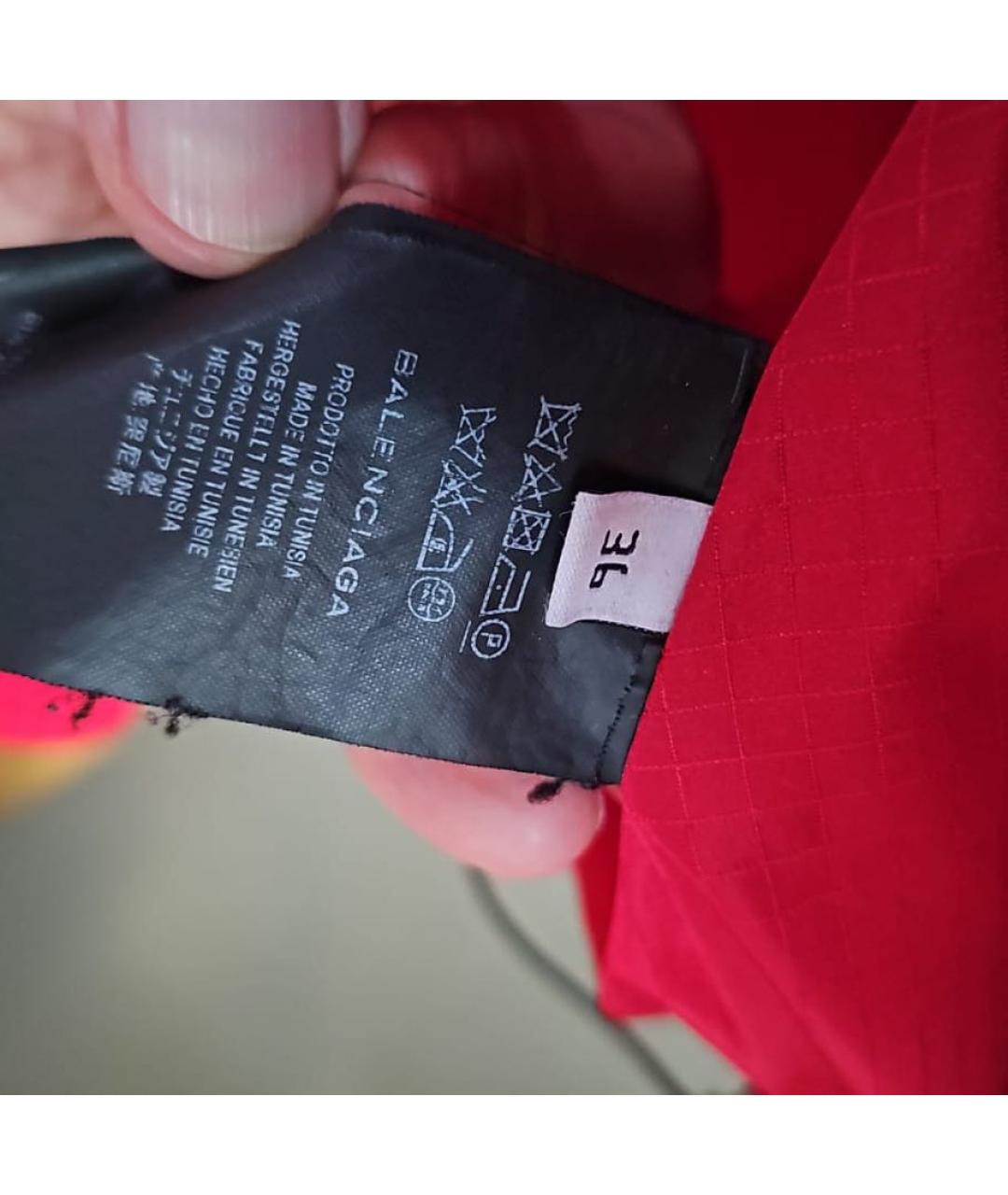 BALENCIAGA Красный пуховик, фото 5