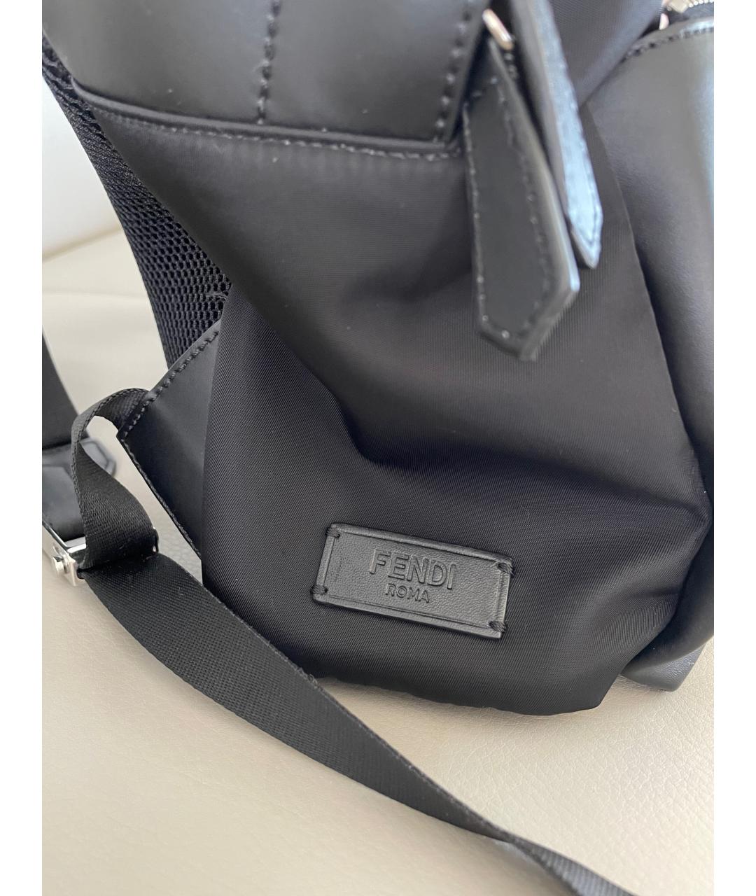 FENDI Черный рюкзак, фото 5