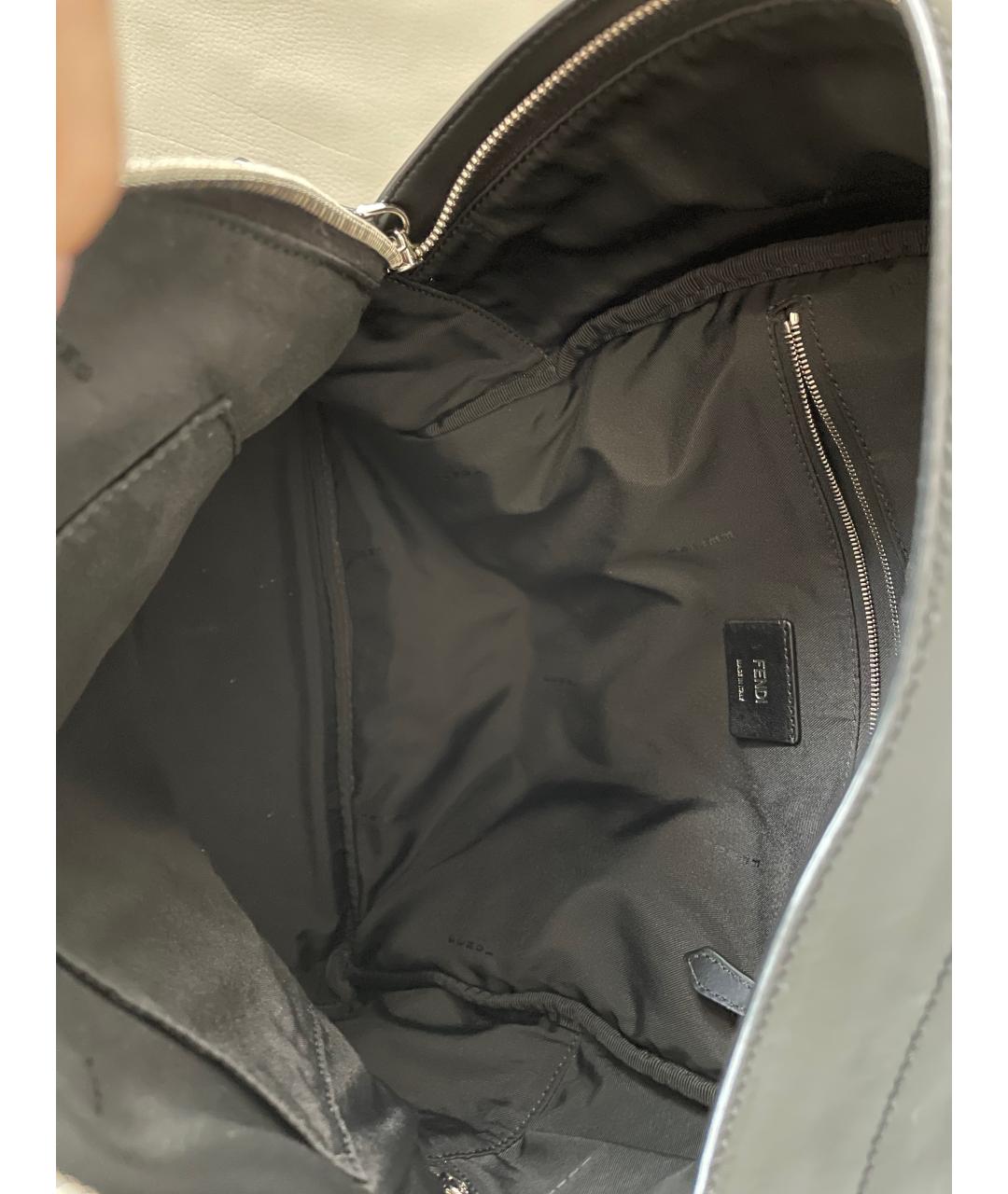 FENDI Черный рюкзак, фото 3