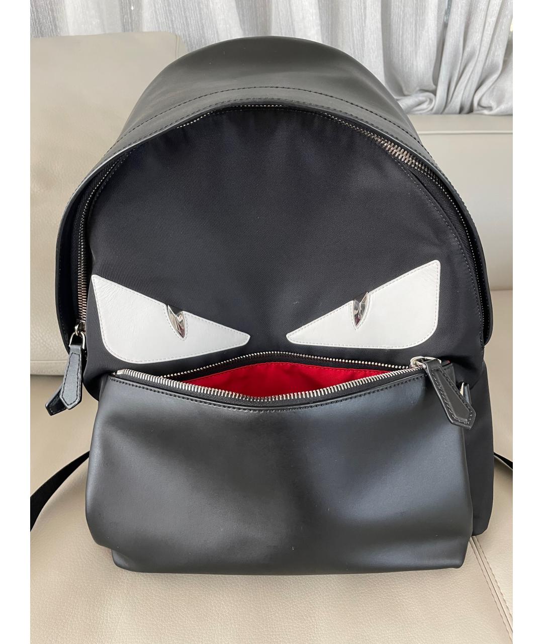 FENDI Черный рюкзак, фото 8