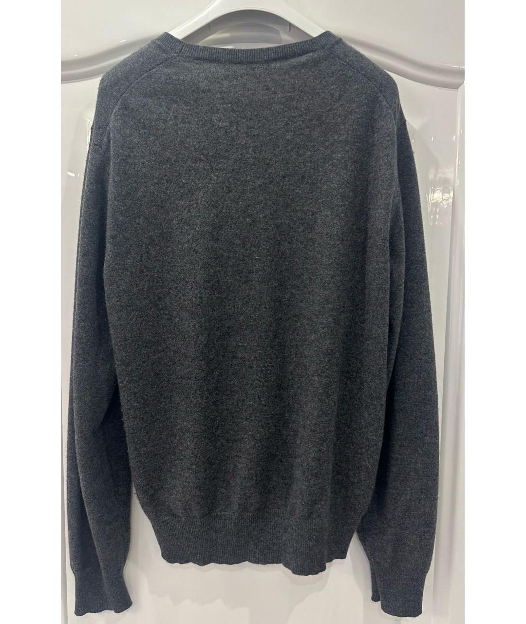 DOLCE&GABBANA Антрацитовый кашемировый джемпер / свитер, фото 5