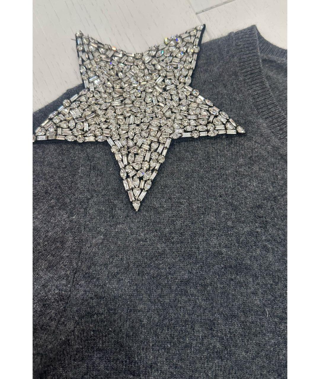 DOLCE&GABBANA Антрацитовый кашемировый джемпер / свитер, фото 3