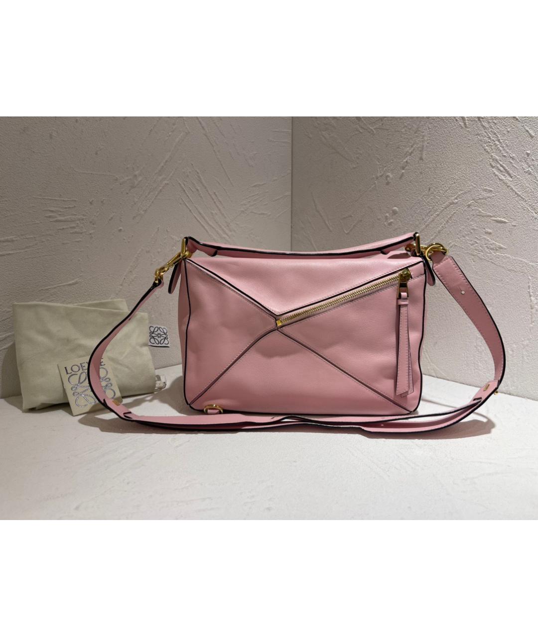 Loewe puzzle bag blush on sale multitone