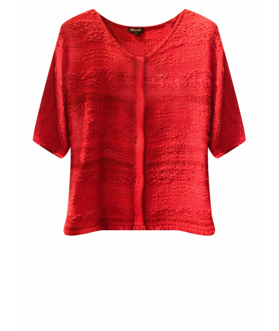 ESCADA Красный хлопко-эластановый жакет/пиджак, фото 1