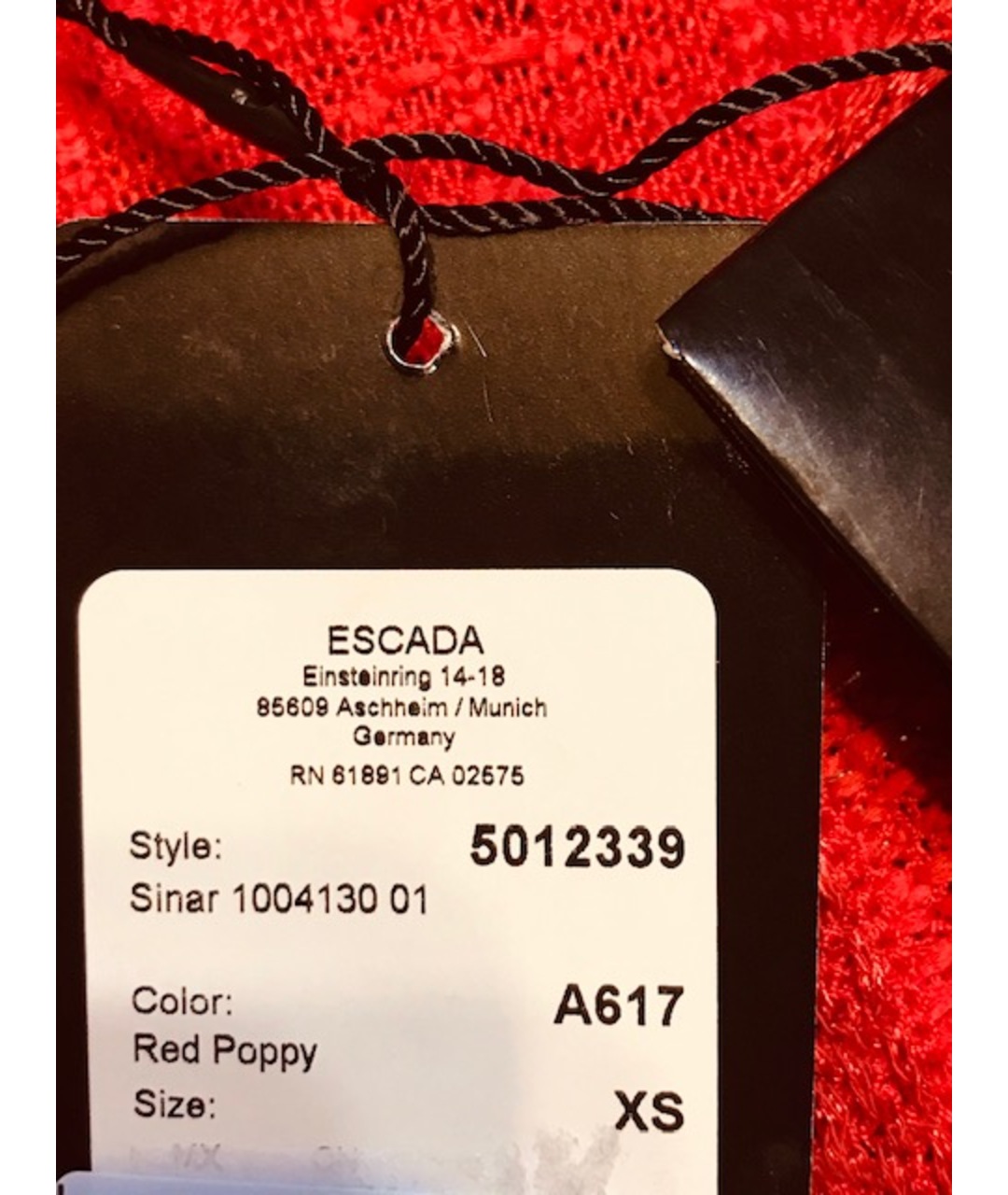 ESCADA Красный хлопко-эластановый жакет/пиджак, фото 7