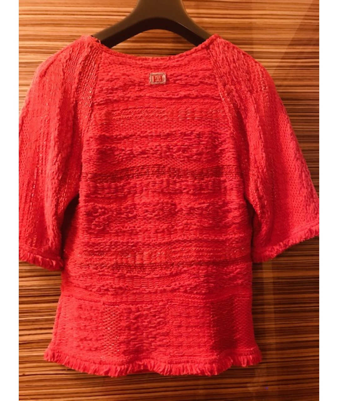 ESCADA Красный хлопко-эластановый жакет/пиджак, фото 2