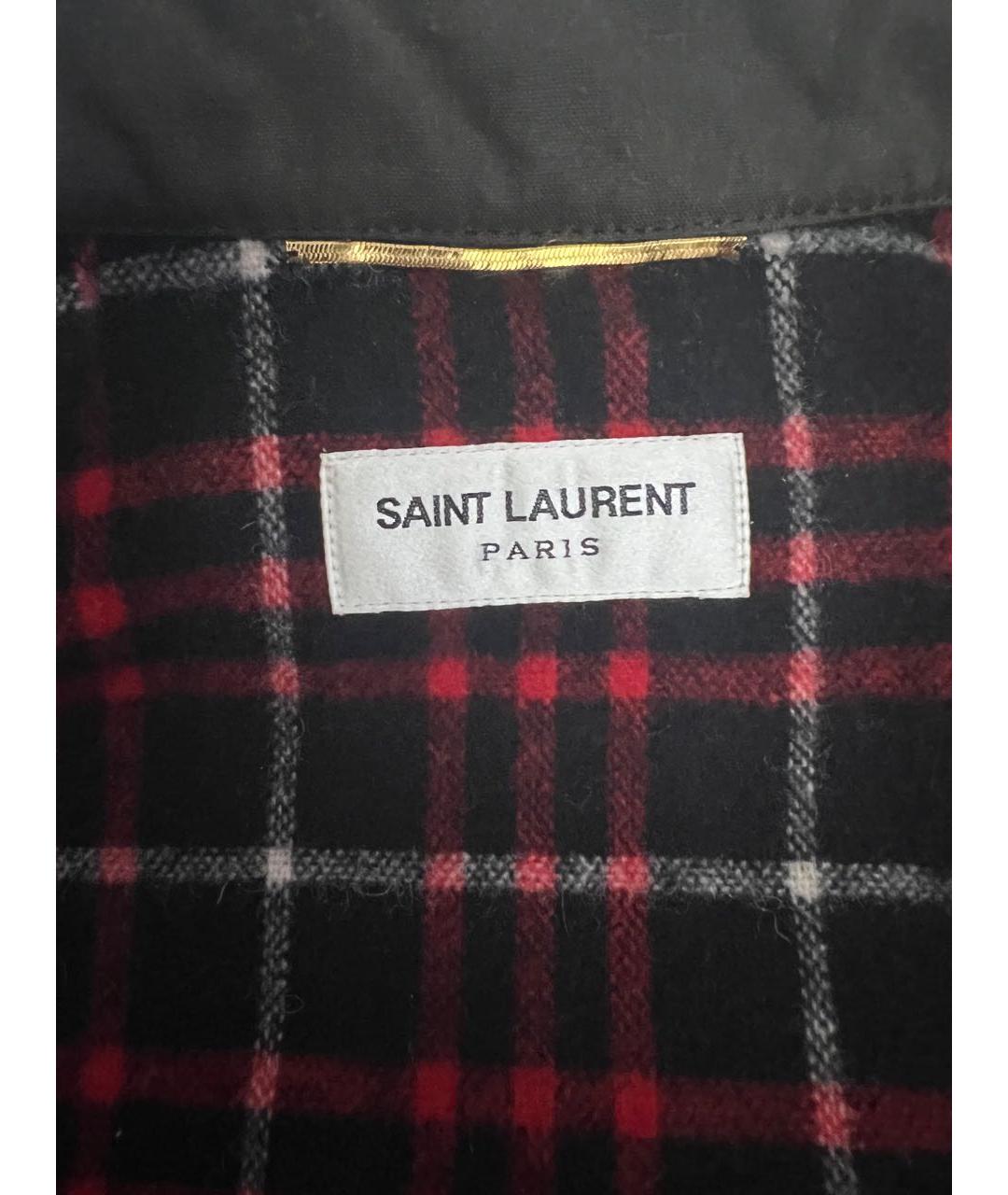 SAINT LAURENT Хаки куртка, фото 3
