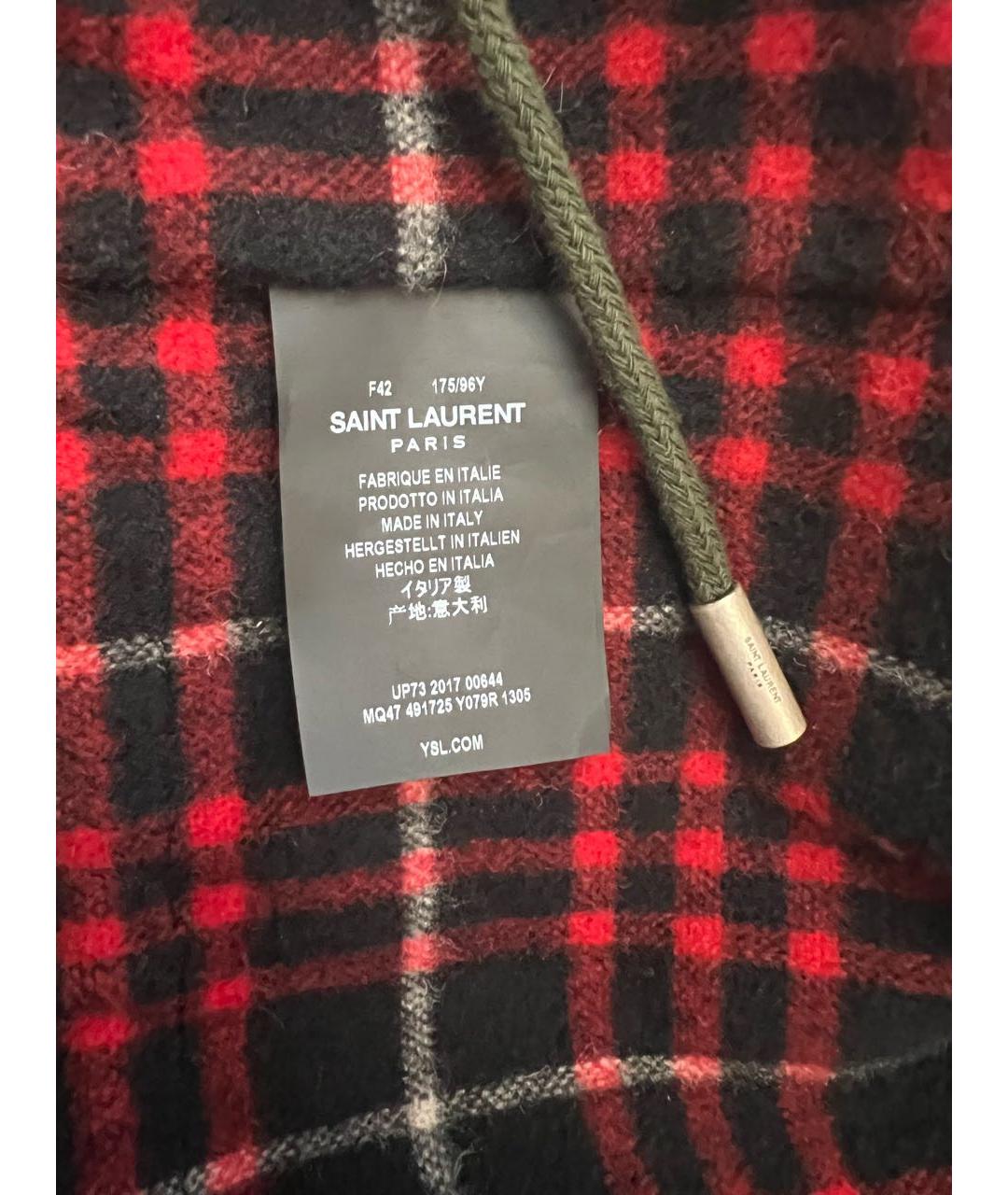 SAINT LAURENT Хаки куртка, фото 5